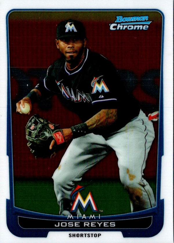 2012 Bowman Chrome Jose Reyes #63