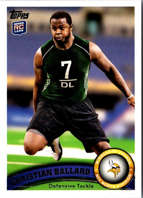 2011 Topps Christian Ballard #429 Rookie