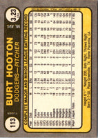 1981 Fleer Burt Hooton #113