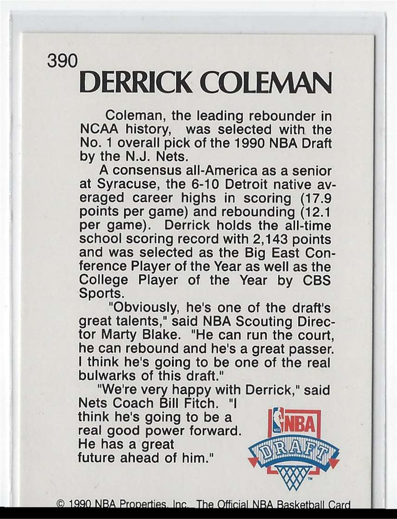 1990 Hoops Derrick Coleman