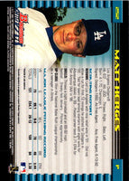 2002 Bowman Matt Herges #252 Rookie
