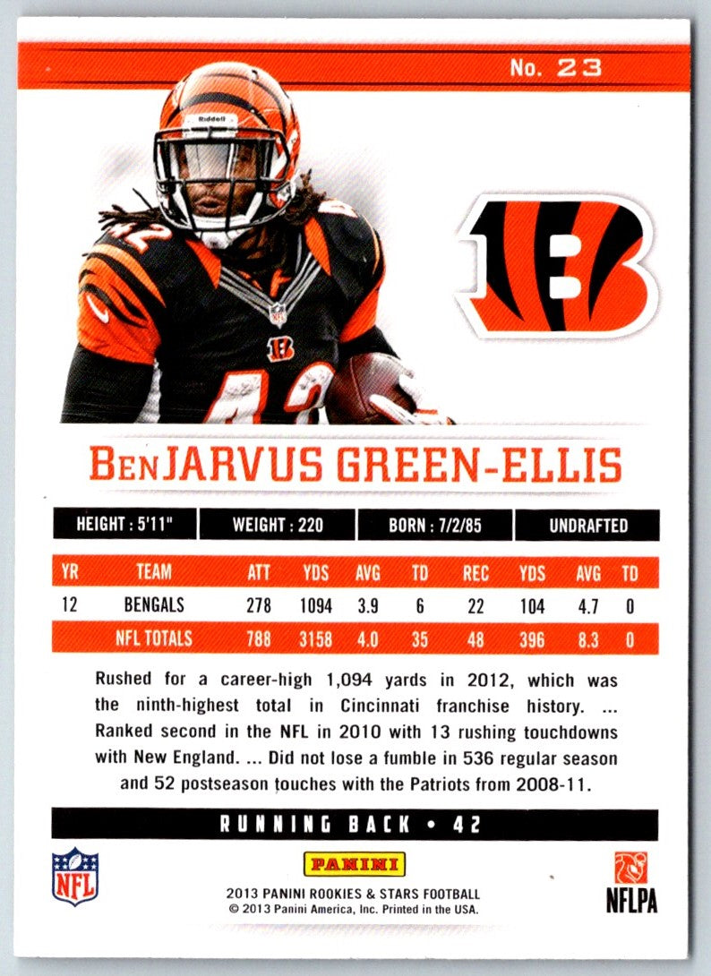 2013 Panini Rookies & Stars BenJarvus Green-Ellis