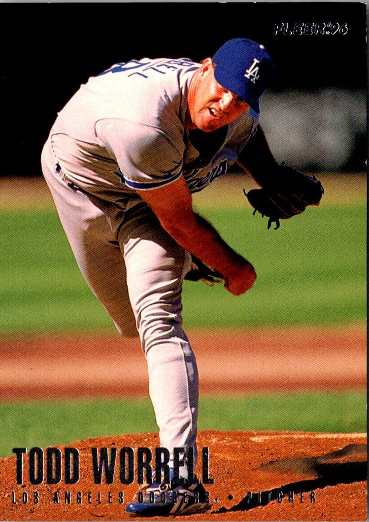 1996 Fleer Los Angeles Dodgers Todd Worrell