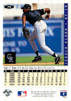 1994 Collector's Choice Jerald Clark #79 Silver Signature