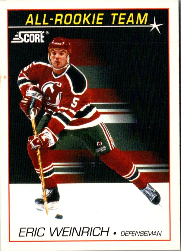 1991 Score American Eric Weinrich #350