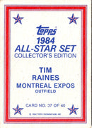 1984 Topps Glossy Send-Ins Tim Raines