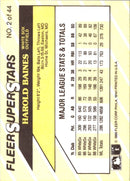 1989 Fleer SuperStars Harold Baines