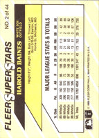1989 Fleer SuperStars Harold Baines #2