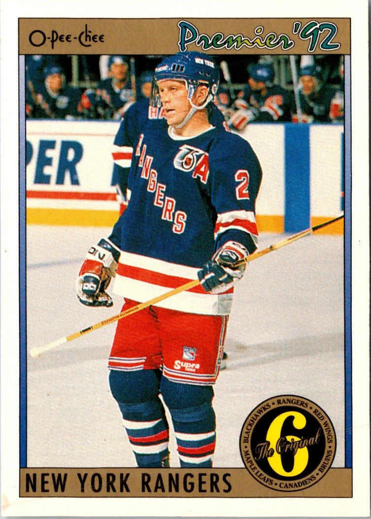 1991 O-Pee-Chee Premier Brian Leetch