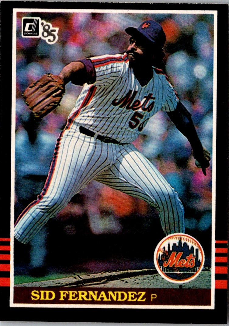 1985 Donruss Sid Fernandez