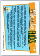 1991 Hoops Milwaukee Bucks