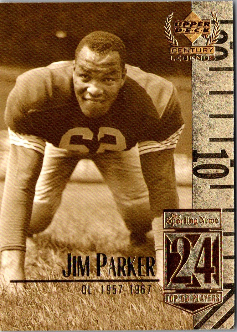 1999 Upper Deck Century Legends Jim Parker