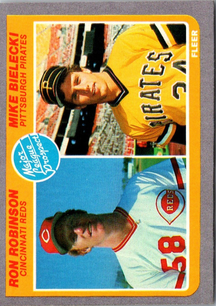 1985 Fleer Ron Robinson/Mike Bielecki