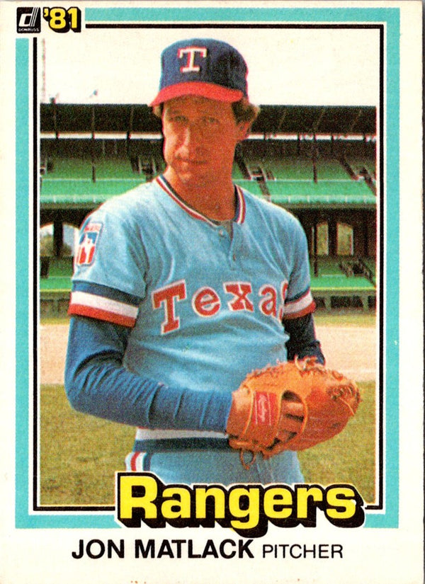 1981 Donruss Jon Matlack #266