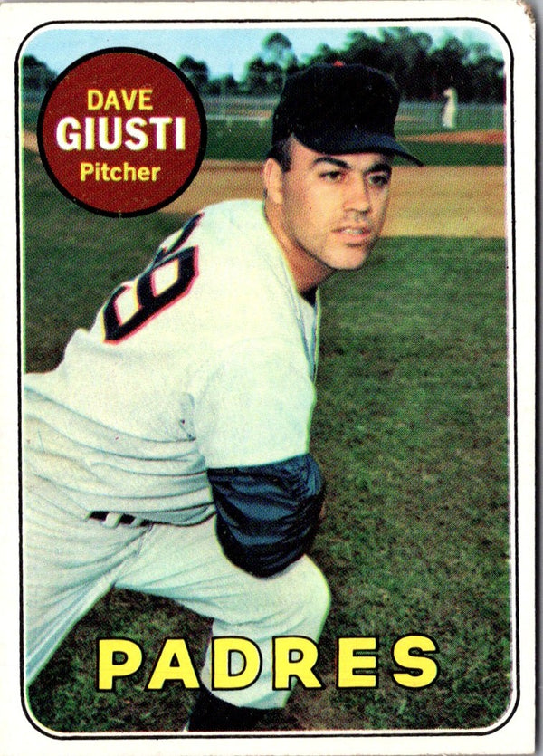 1969 Topps Dave Giusti #98 EX