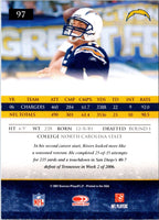 2007 Donruss Gridiron Gear Philip Rivers #97