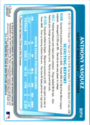 2011 Bowman Chrome Prospects Anthony Vasquez