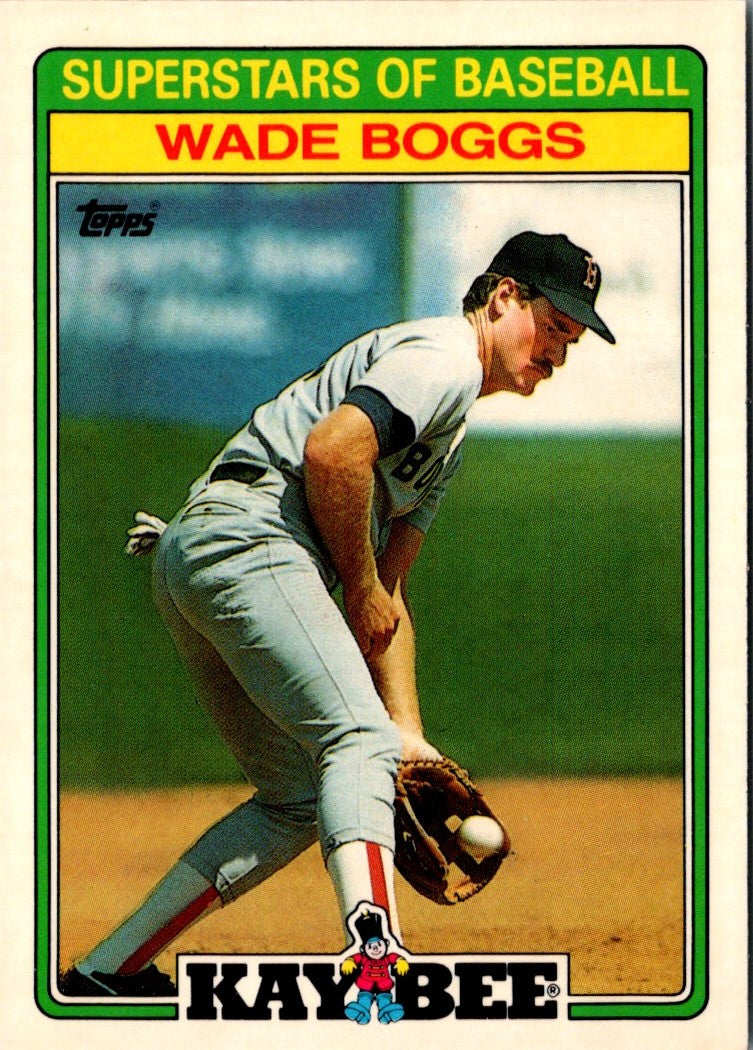 1988 Topps Kay-Bee Superstars of Baseball Wade Boggs