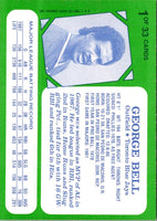 1988 Topps Kay-Bee Superstars of Baseball George Bell #1