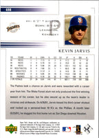 2002 Upper Deck Kevin Jarvis #698