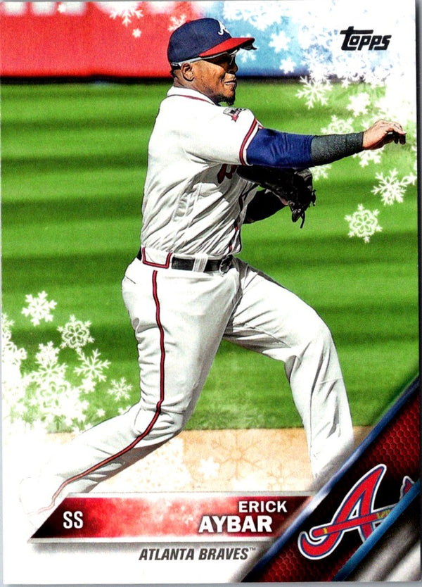 2016 Topps Holiday Baseball Erick Aybar #HMW144