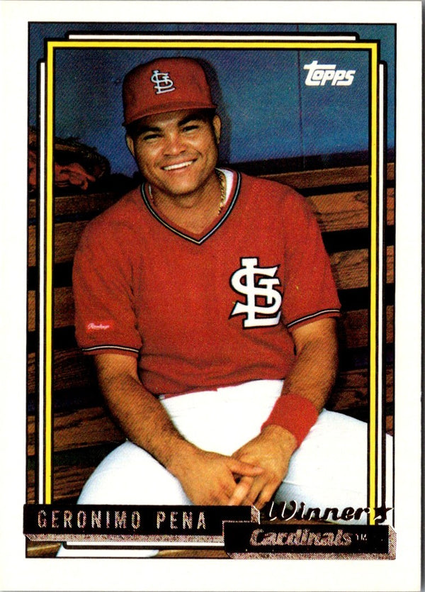 1992 Topps Geronimo Pena #166