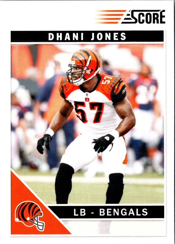 2011 Score Dhani Jones #61