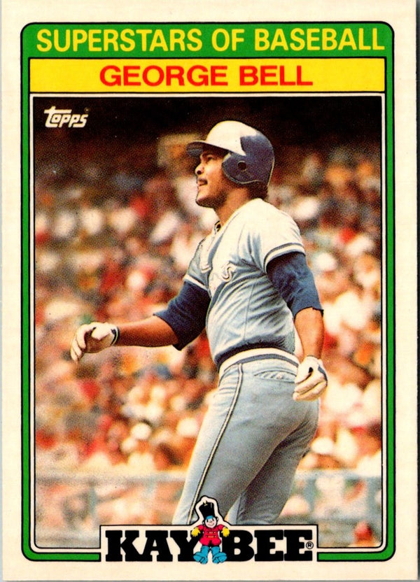 1988 Topps Kay-Bee Superstars of Baseball George Bell #1