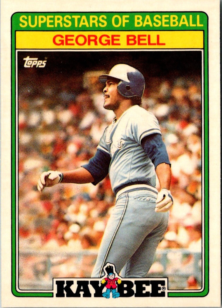 1988 Topps Kay-Bee Superstars of Baseball George Bell