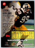 1997 Topps Stadium Club Football Levon Kirkland #87