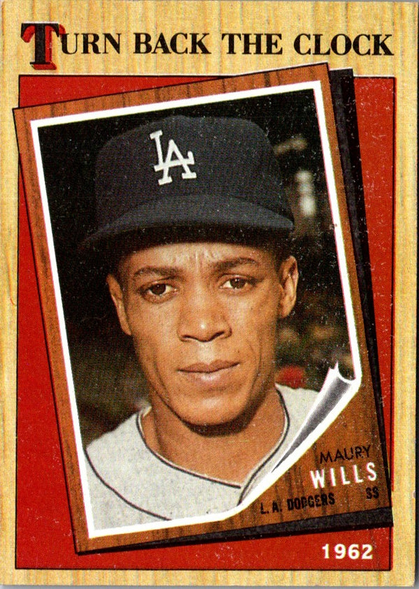 1987 Topps Maury Wills #315