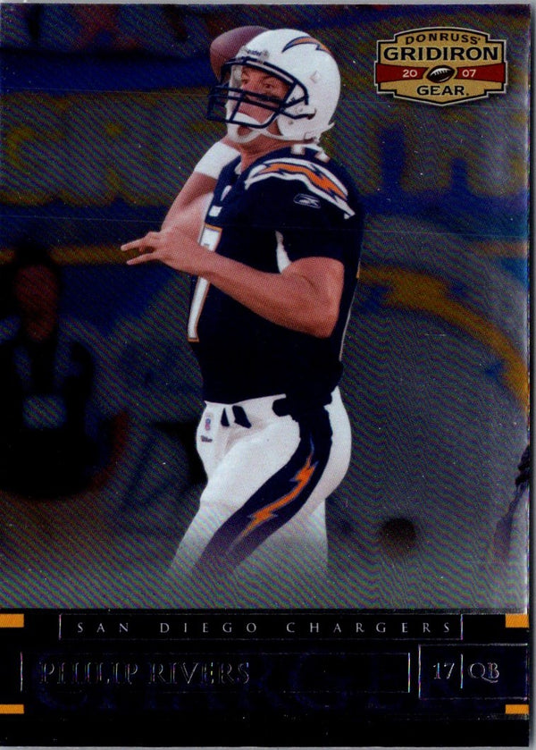 2007 Donruss Gridiron Gear Philip Rivers #97