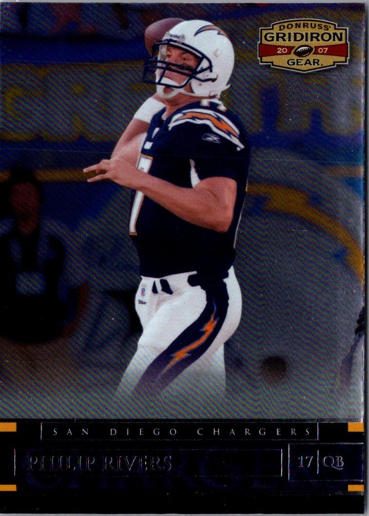 2007 Donruss Gridiron Gear Philip Rivers