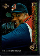 1998 Upper Deck 10th Anniversary Preview Retail Sandy Alomar Jr.