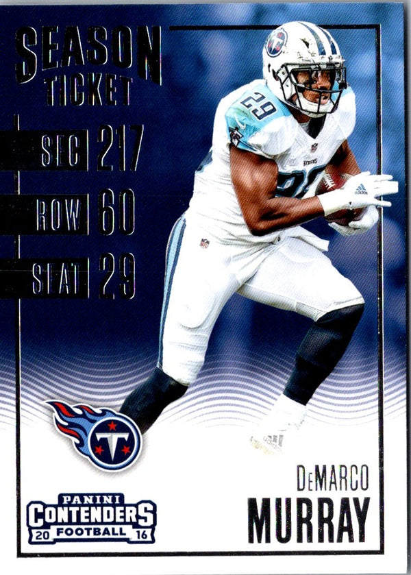 2016 Panini Contenders DeMarco Murray #99