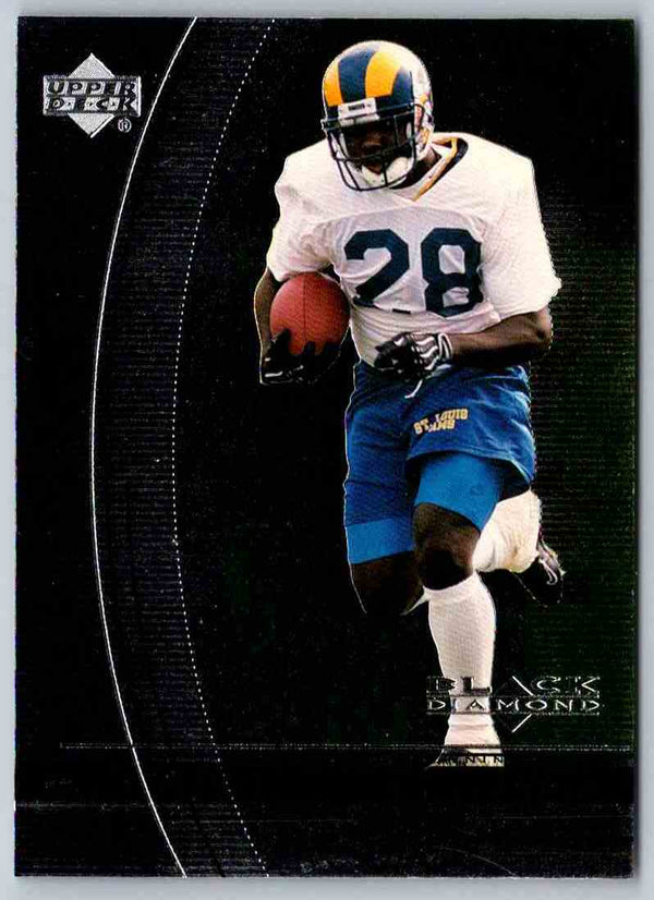 1999 Upper Deck Black Diamond Marshall Faulk Stl #87