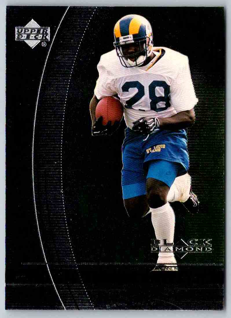 1999 Upper Deck Black Diamond Marshall Faulk Stl