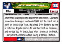 2008 Topps Updates & Highlights Joe Saunders #UH82