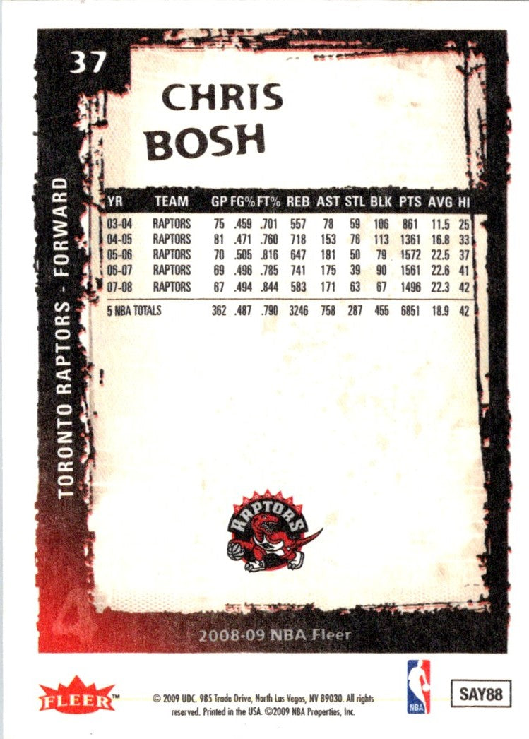 2008 Fleer Chris Bosh