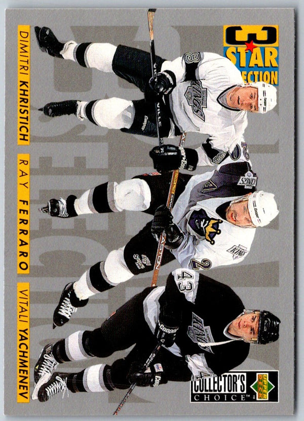 1996 Collector's Choice Dmitri Khristich/Ray Ferraro/Vitali Yachmenev #320