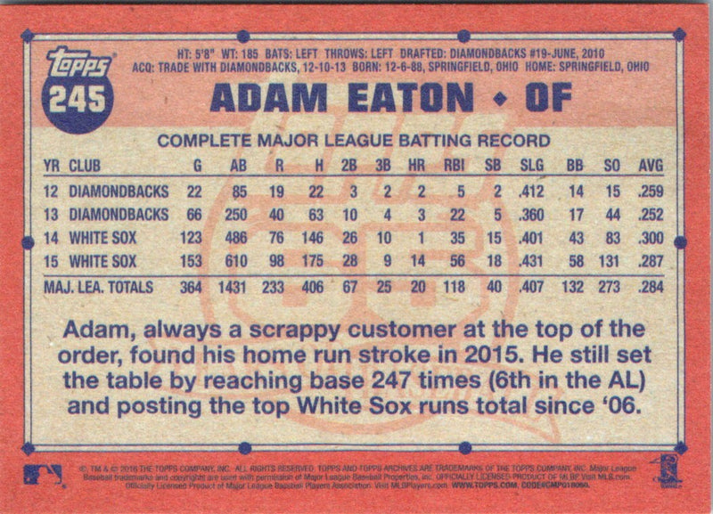 2015 Topps Heritage Matt Adams