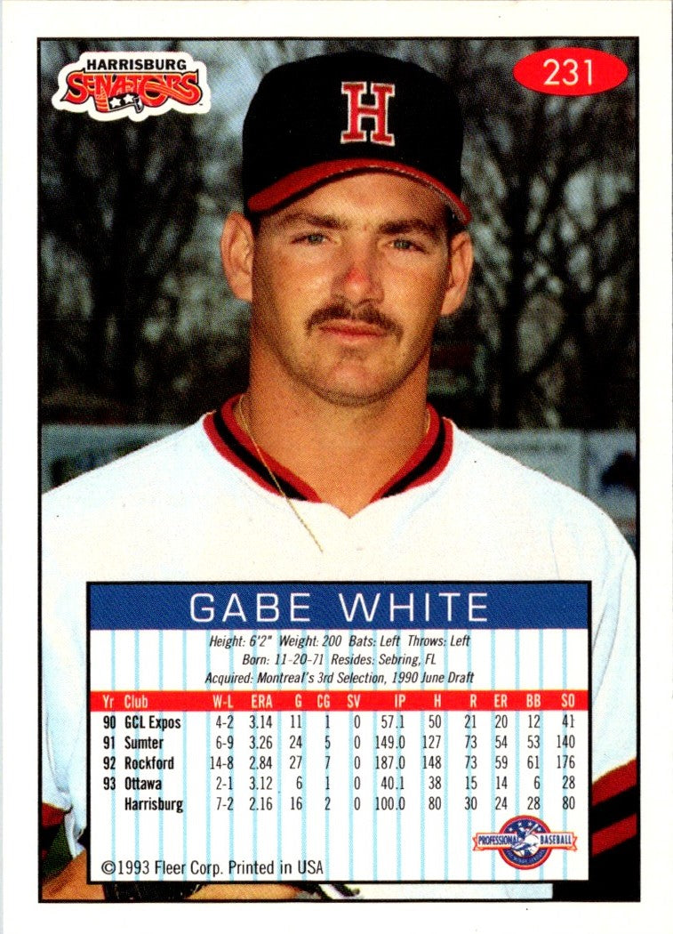 1993 Fleer Excel Gabe White