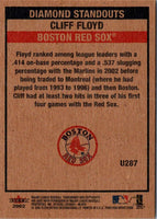 2002 Fleer Tradition Update Cliff Floyd #U287