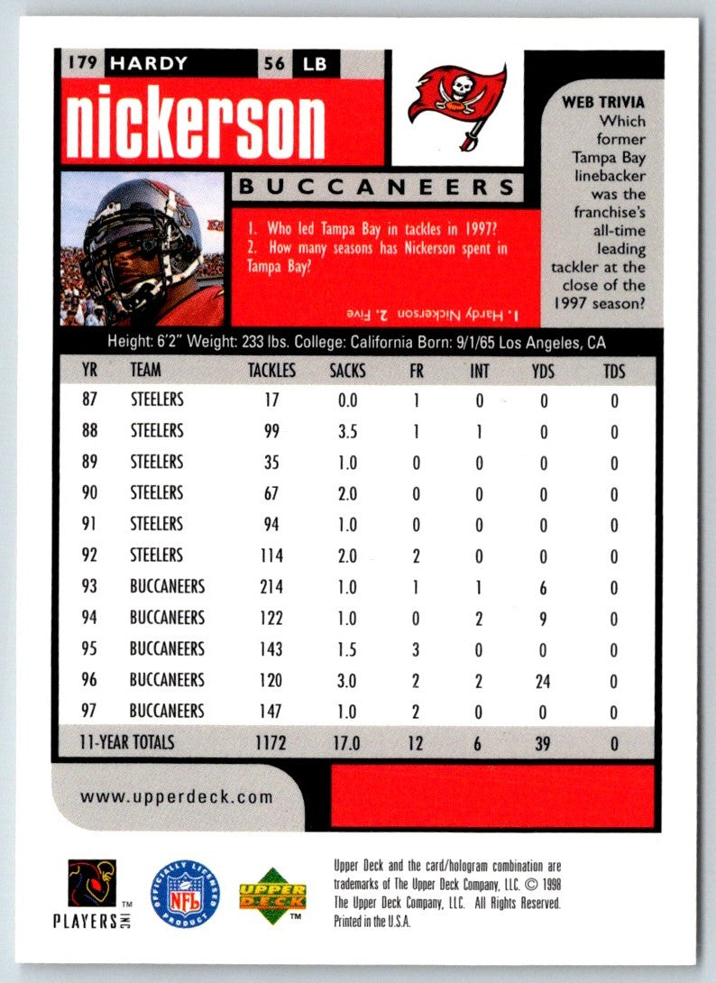 1996 Stadium Club Hardy Nickerson