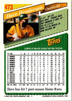 1993 Topps Gold Dave Henderson #473