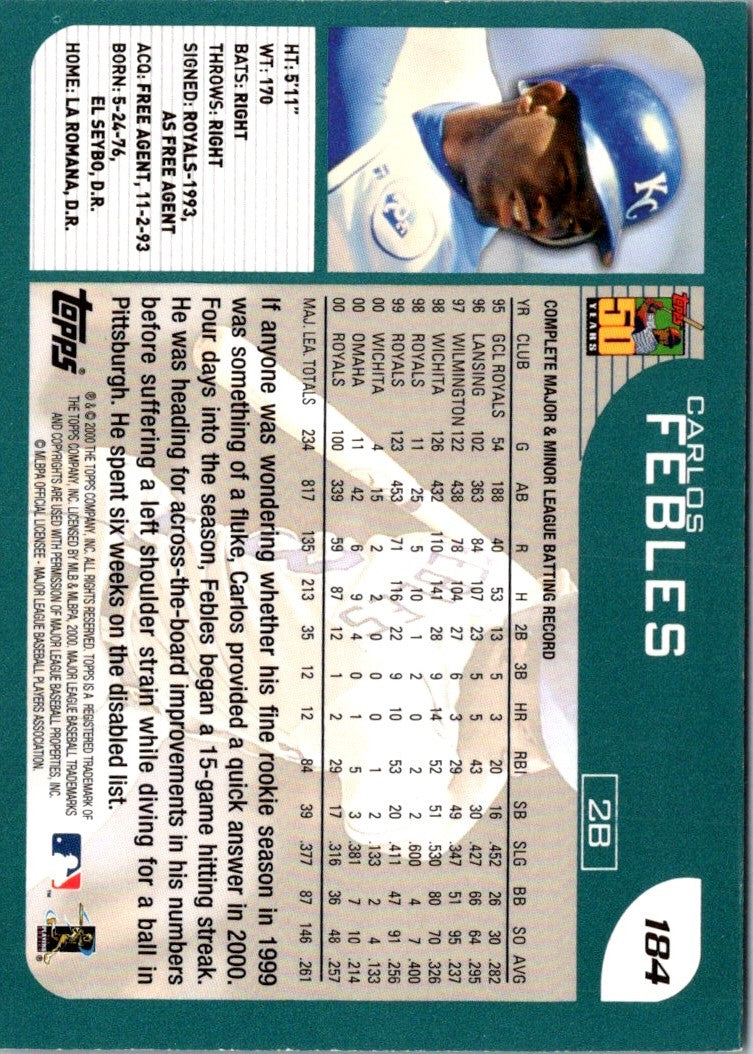 2001 Topps Carlos Febles