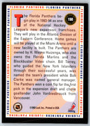 1993 Leaf Florida Panthers