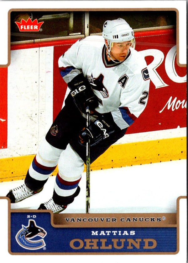 2006 Fleer Mattias Ohlund #191