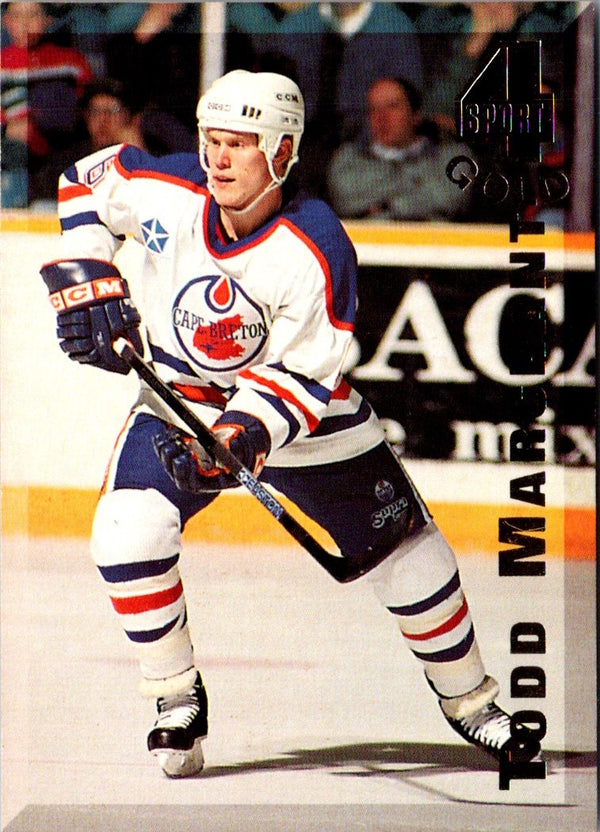 1994 Classic Cape Breton Oilers AHL Todd Marchant #NNO