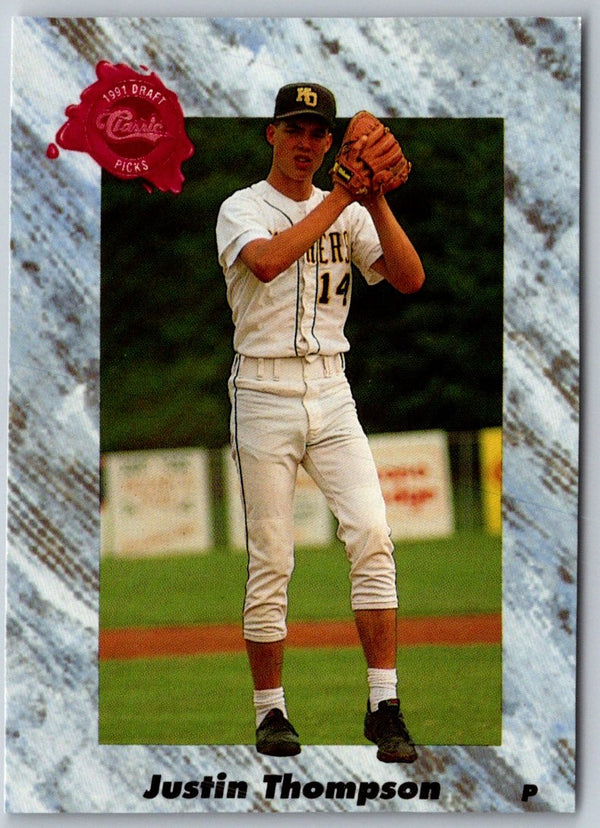 1992 Classic Draft Picks Justin Hocking #16